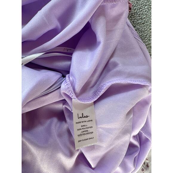 Lulus Garden Meandering Floral Sleeveless Lavender Maxi Dress Size XS - Picture 7 of 10